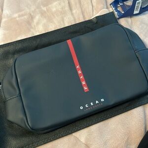 Prada Black Toiletry Bag Sleek Modern Design